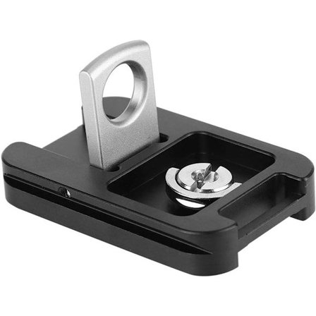 Kannettava kevyt alumiininen QR-60 pikakiinnityslevy, 1/4" ruuvikiinnitys, hihnalukko, Arca-Swiss pallopääjalusta