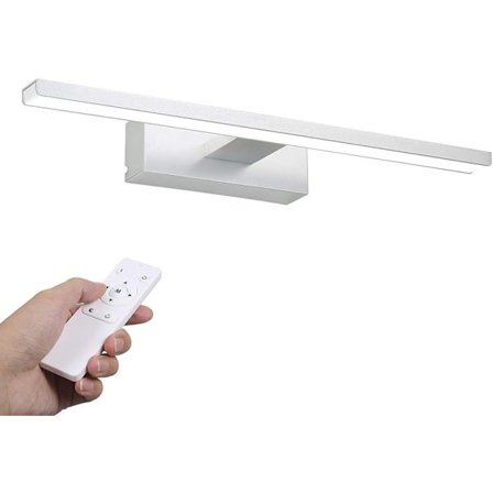 LED-badeværelsesspejlampe, 40 dæmpbare badeværelsesvæglamper, 12W 1000LM 3000-6000K, IP45 vandtæt, klemme på spejl, garderobe, væg LED-lampe