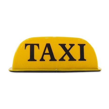 12V Taxi Top Light Tak Taxi Skilt med Magnetisk Base Vanntett Taxi Dome Light