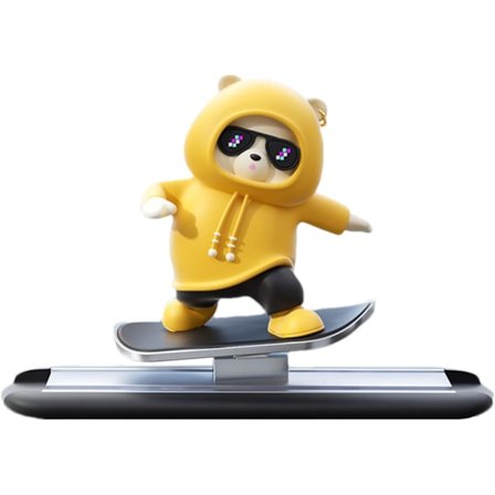 Rullalautakarhu auto sisustus mielenkiintoinen rullalautakarhu kojelauta koriste, auton osat, sisustus, rullalautakarhu patsas