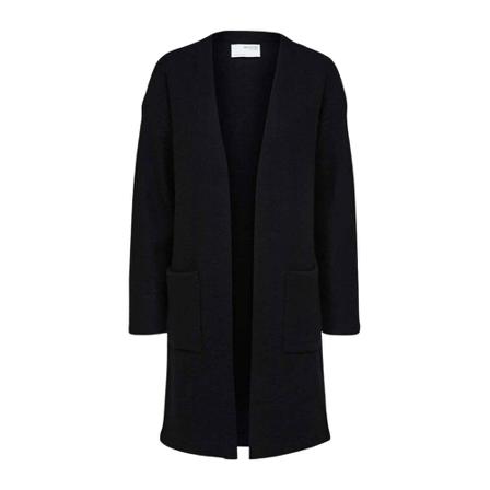 Selected Femme Darla ls knit cardigan Sort, Dame Cardigans