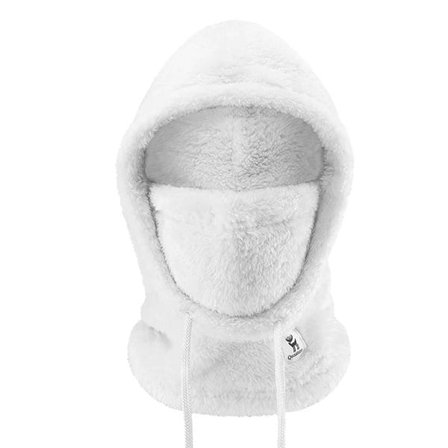 Qunature Arctic Velvet Ski Balaclava Størrelse L - Hvid