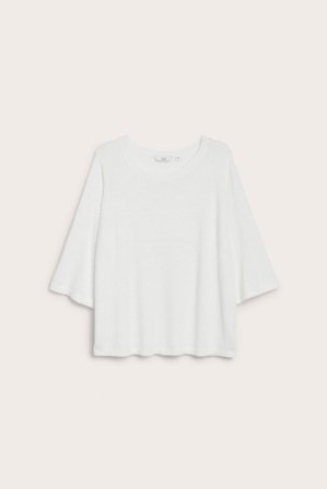 Kappahl | Strikkegenser med korte ermer | Offwhite