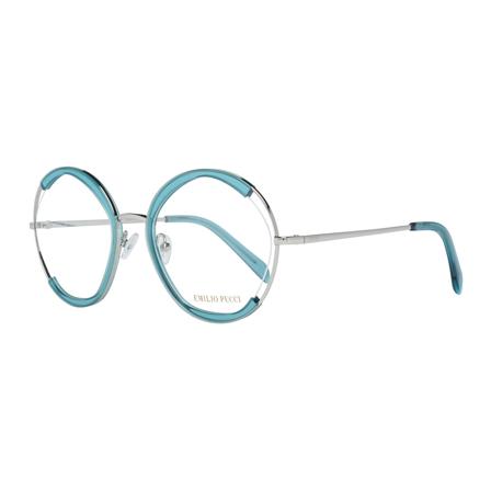 Emilio Pucci, Optical Frame Ep 5089 089 54 Blauw, Dames, Maat:ONE Size,Zilver