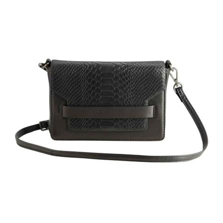 Markberg Vanya Crossbody Taske, Snake, FRA Mark Berg Sort, Dame Skuldertasker, Størrelse: ONE Size