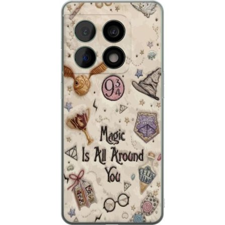 Yhteensopiva Puhelinkuori OnePlus OnePlus 10 Pro Kirjailtu taianomainen kuvaus, jossa on symboleja, lainauksia ja satumaailmaa, joka on inspiroitunut
