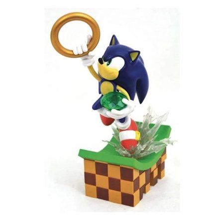 Statyett - Sonic the Hedgehog - Galleri Sonic 23cm - PVC - Barn - Blå