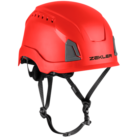 Zekler Zone Standard Röd Skyddshjälm med 12 ventilationshål Röd, Personligt skydd