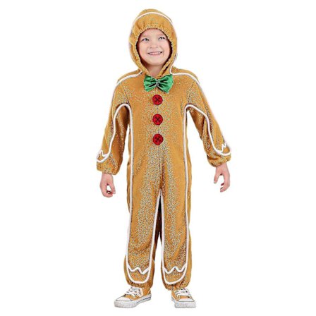 Ny jul Gingerbread Man Barnkläder Skull Knight Gingerbread Man Jumpsuit