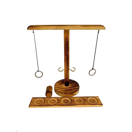 Ringkastspel för Vuxna och Barn, Kul Haken och Ringspel med Skjutstegar