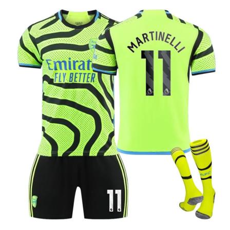 2023/24 Arsenal bortatröja #41 Rice fotbollströja MARTINELLI 11 24