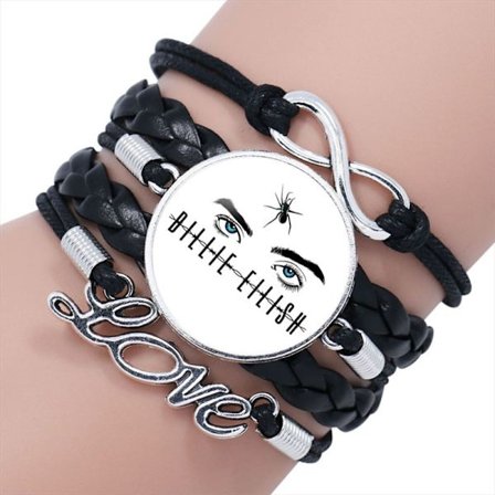 Flerskiktsvävt armband, accessoar för popsångerskan Billie Eilish armband, present till vänner