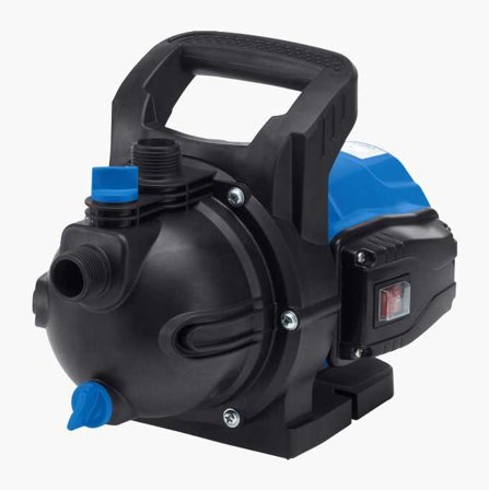 Biltema - Vanningspumpe BP 801 for Vanning, Lensing, Tømming av Basseng, Brønner og Mer - Midlertidig eller Fast Installasjon, Plast Pumpehus