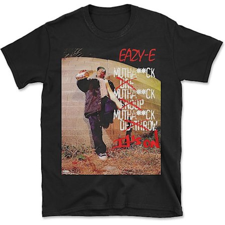 Eazy-e It's On 187um Killa Album Cover Hip Hop Rap Vintage Style T-shirt - voksen, 3xl