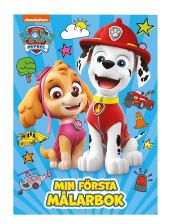 Paw Patrol: Min Första Målarbok Patterned TUKAN