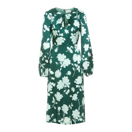 P.a.r.o.s.h. - Klänningar - Grön - Dam - Storlek: S, Dam, Storlek: S