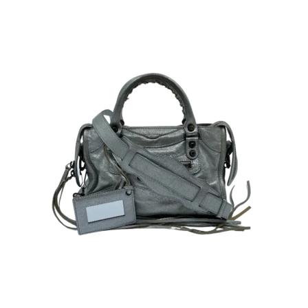 Balenciaga Vintage Pre-owned HandTas , Grijs , Dames , Maat: ONE Size Vintage Tassen