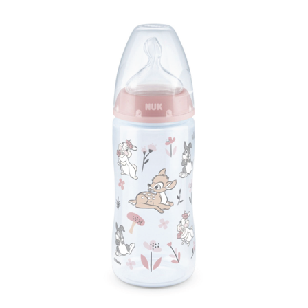 NUK First Choice+ Temperature Control PP Bottle Bambi, 6-18 mnd, 300 ml
