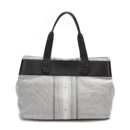 Loewe Pre-owned, Coated Canvas Handbag Grijs, Dames, Maat:ONE Size
