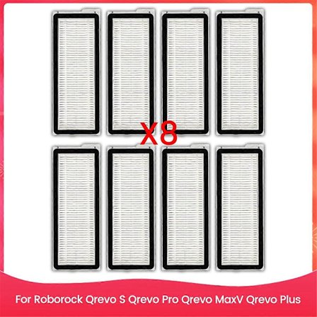 Udskiftnings HEPA Filter til Roborock Qrevo S, Qrevo Pro, Qrevo MaxV, Qrevo Plus, Robotstøvsuger, Filter