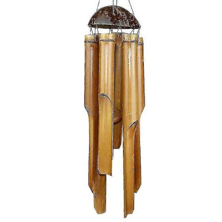 Kompatibla vindspel bambu fantastiskt ljud dekorativa för trädgården och balkongen