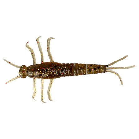 Savage Gear LB 3D PVC Mayfly 50mm Brown Glitter 8pcs