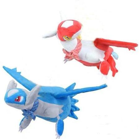 2 stk Latias Latios Anime Plysj Leke Barn Gave 30cm