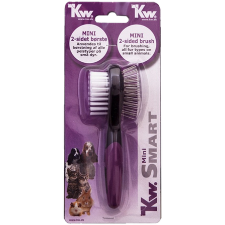 KW - Minibørste 2-sidig 14 cm - Smådyr - Pelspleie og klopleie - Smådyrbørster - ZOO.no