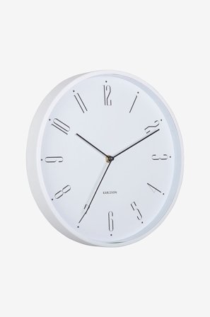 Karlsson - Seinäkello Regal Numbers - Valkoinen - Seinäkellot & pöytäkellot - - Homeroom
