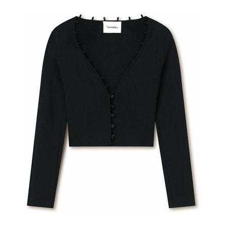 Nanushka Danique Cardigan Sort, Dame Cardigans