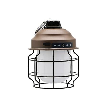 Latautuva himmennettävä LED-leirintälyhty - Vedenkestävä vintage-tyyli, suurikapasiteettinen kannettava lyhty vaellukseen, sähkökatkoksiin ja 