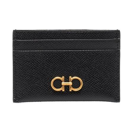 Salvatore Ferragamo Tegnebog Sort, Dame Punge og Kortholder, Størrelse: ONE Size
