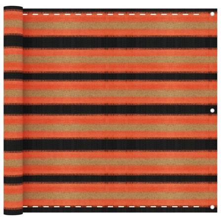 vidaXL Balkongskärm flerfärgad 90x500 cm HDPE multifärg