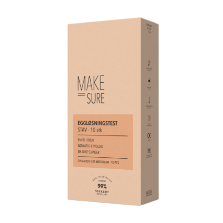 Make Sure Eggløsningstest Stav, 10 stk.