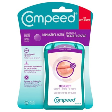 Compeed Forkølelsessår 15 stk., Medicin & Pleje, Sårpleje, Øvrigt