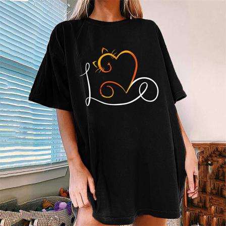 Kortärmad T-shirt För Kvinnor, Boho T-shirt