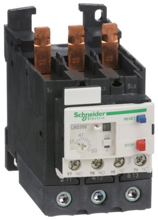 Schneider Electric LRD350 Överströmsrelä 1 Öp + 1 Sl, Class 10 37-50 A, Elfördelning & strömförsörjning