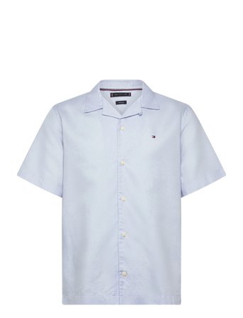 Tommy Hilfiger | Linen Blend Solid S/S Rf Shirt | L