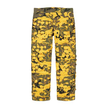 Supreme, Cropped Trousers Geel, Heren, Maat:W36