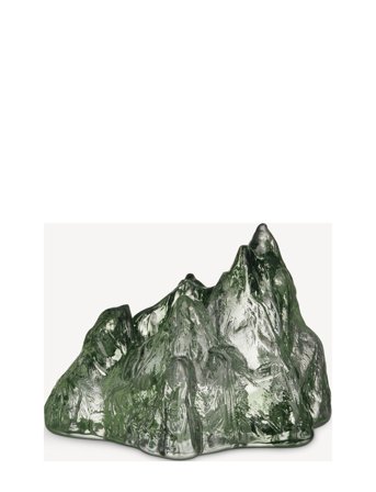 Kosta Boda The Rock Ljuslykta - Green - H9.1CM
