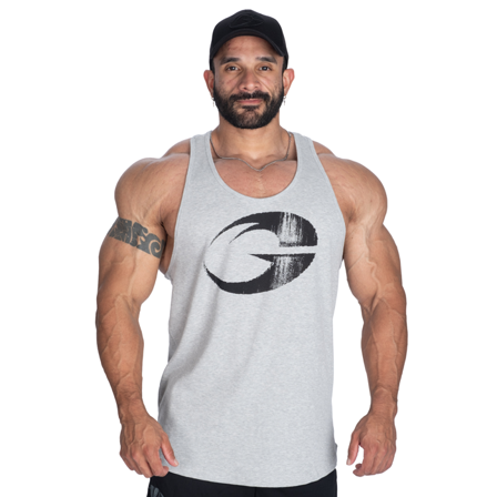 Gasp Rib Essential T-Back Harmaa