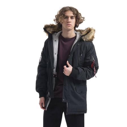 Alpha Industries, Kurtka Arctic Discoverer 118100 03 S Czarny, Mężczyzna, Rozmiar: S