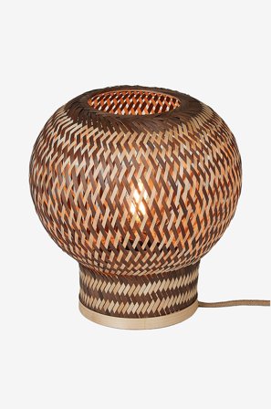 Good&Mojo - Pöytävalaisin Barbados - Ruskea - Pöytävalaisimet - - Homeroom