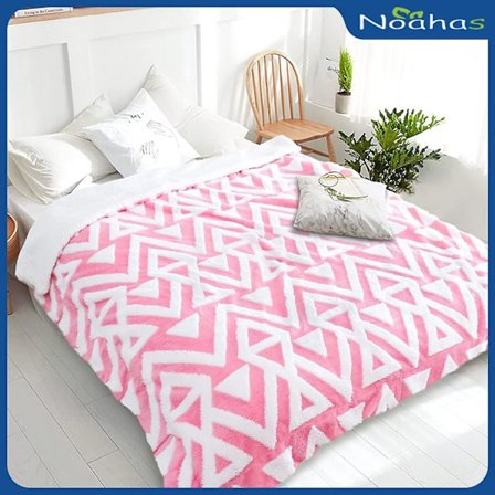 Soft Pink Throw Children S Filt För Fluffy Pläd Till Säng Soffa Lätt Jacquard Sherpa Fleece Filt Sängkläder Lämplig
