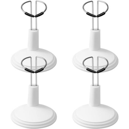 4 st Dockor Stativ Displayhållare Plast Mini Dockor Display Stativ S