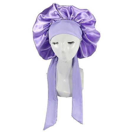 Silk Bonnet Satin Bonnet For Sleeping Bonnet With Tie Band Night Cap