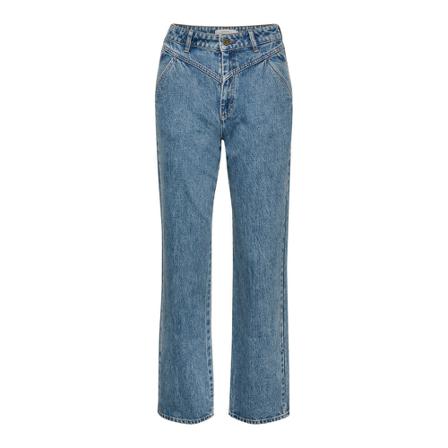 Gestuz Straight Jeans , Blauw , Dames , Maat: W31