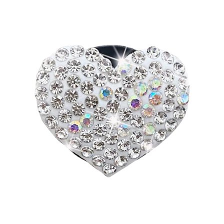 Aromaterapiklämmor Love Heart Car Air Outlet Air Freshener Diamond Hearts Biltillbehör för Fresh & Dofts Ride