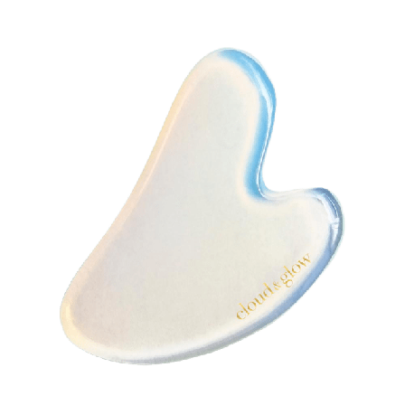 Cloud & Glow Opalite Gua Sha Tillbehör Dam Vit ONESIZE