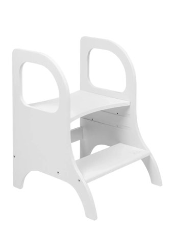 Ette Tete Adjustable Step Stool "Miimo" - White - 51X 40X 39CM